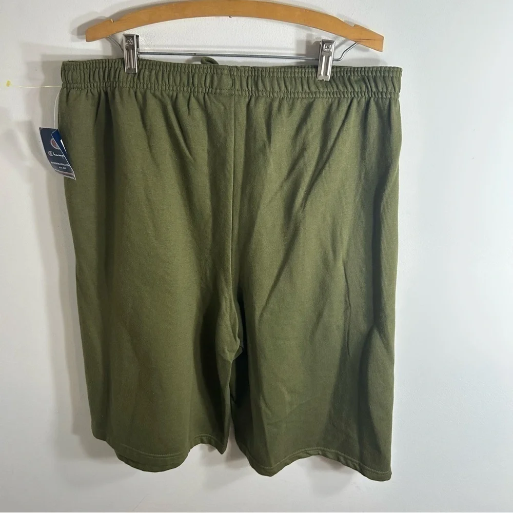 Champion Men’s Drawstring Shorts NWT Sz 1X Green Yellow